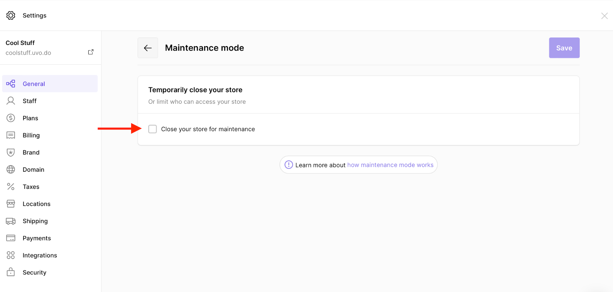 An image from the static